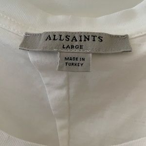 SOLD!!! Ⓜ️ ALLSAINTS White Tee